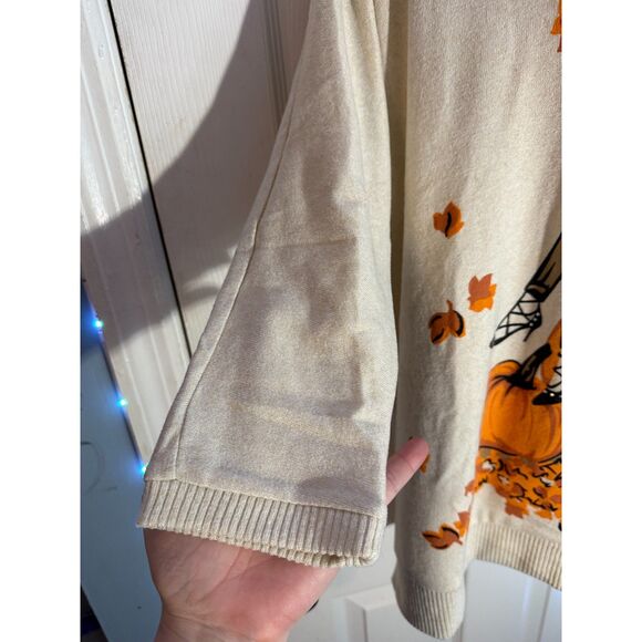 Love + Lace Women's Fall Autumn Pumpkin Sweater Large - Picture 3 of 9